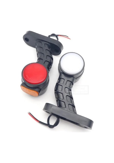 Ahmet Otomotiv 2 Adet Boynuz Takoz Lamba Neon Led Tır-kamyon-karavan-traktör