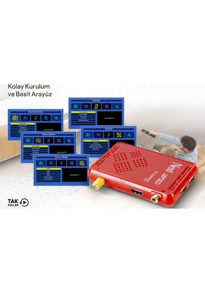 Next Kanky HD Gold + Wifi + Hdmı Kablo + Akıllı Kumanda Uydu Alıcısı