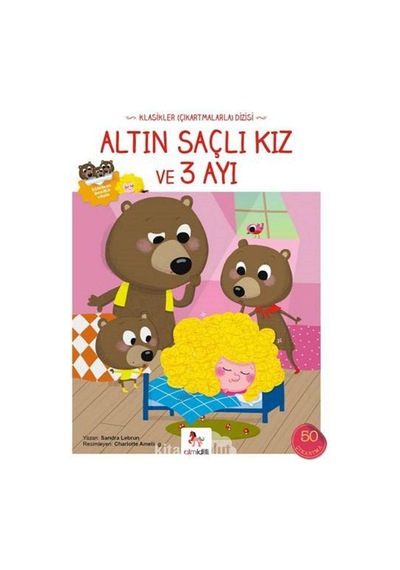 Altın Saçlı Kız Ve 3 Ayı: Klasikler Çıkartmalarla Dizisi