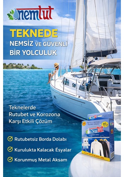 Teknelere Özel Nem Rutubet Giderici Korozyon Koku Önleyici 2 Kutu 4 Paket 2 Kg