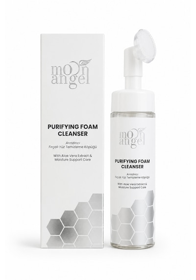 Purifying Foam Cleanser Fırçalı Yüz Temizleme Köpüğü Aloe Vera Özlü Temizleyici 150 Ml