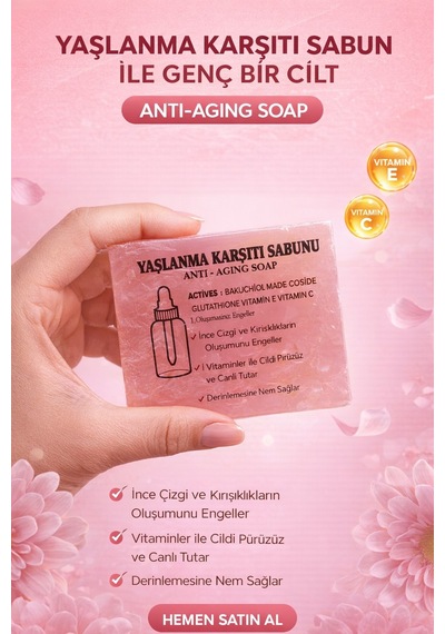 Herbliss Yaşlanma Karşıtı Sabun E Ve C Vitaminleri-kırışıklık Önleyici Bahar Esintisi