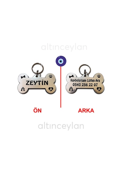 Altınceylan Köpek Isimlik Künyesi Kaybolursam Lütfen Ara