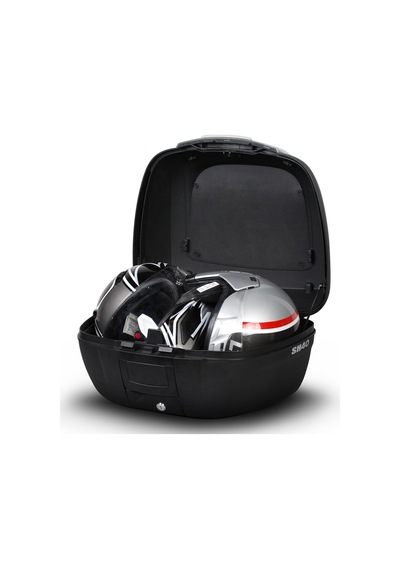 Sh40 Cargo Motosiklet Arka Çanta 40 Litre Kapasite Top Case Motor Çantası Siyah