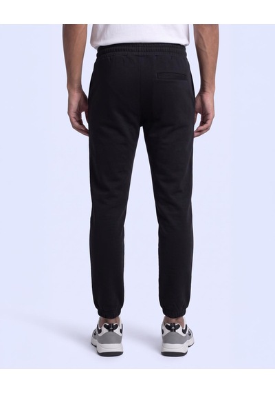 Kappa Authentic Olsix Tur Erkek Siyah Oversize Eşofman Altı