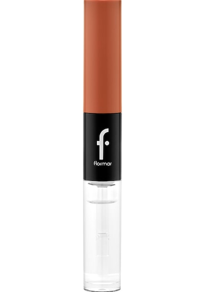 Flormar Duoglam Yüksek Pigmentli Kremsi Likit Ruj & Ultra Kalıcı Dudak Parlatıcısı 006 Cocoa Charm