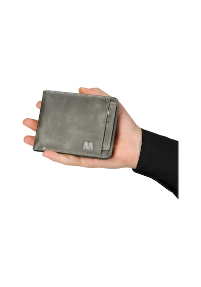 Mft Leather Design Hakiki Deri Erkek Kartlıklı Cüzdan Fossil 5750 Siyah