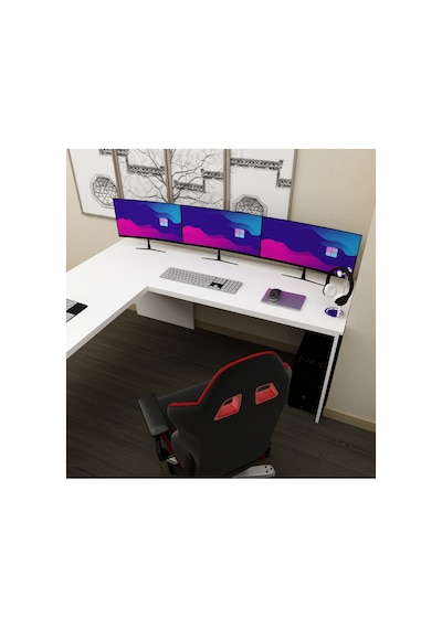 Sell 180 Cm L Çalışma Masası Ofis Masası Oyuncu Masası Beyaz - Safir Meşe Beyaz - Safir Meşe Sell 180 Cm L Çalışma Masası Ofis Masası Oyuncu Masası Beyaz - Safir Meşe Beyaz - Safir Meşe