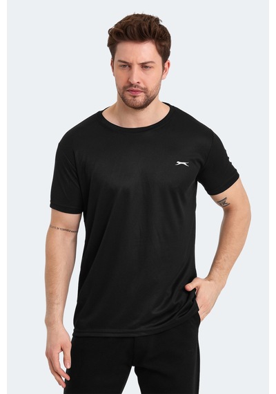 Slazenger Odalıs 3 Lü Set Erkek Tişört Siyah - Koyu Gri-lacivert