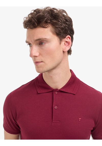 Pierre Cardin Erkek Bordo Tişört Basic 50325323-vr014