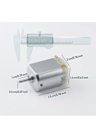 Tr 3v-6v Dc Motor Ve Plastik Pervane Seti, Hobi Dıy