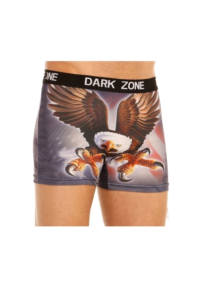 Darkzone Kartal Desenli 3D Erkek Boxer - Dzn1013 Çok Renkli