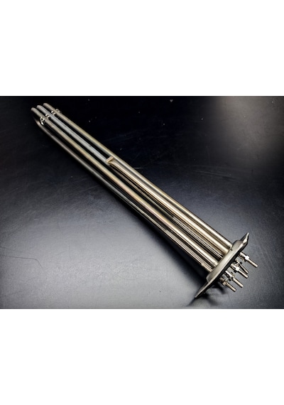 Rica R 5073556 Cr304 Büyük Üçgen Kafa Rezistans 230v 400v 9000w Metrik Vidalı Kovanlı 40 Cm Sanayi Tipi Isıtıcı