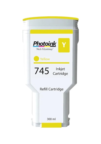 Hp 745xl-f9k02a Sarı Uyumlu, Yüksek Kapasiteli Kartuş 300ml Bk8681989102682 Photoınk