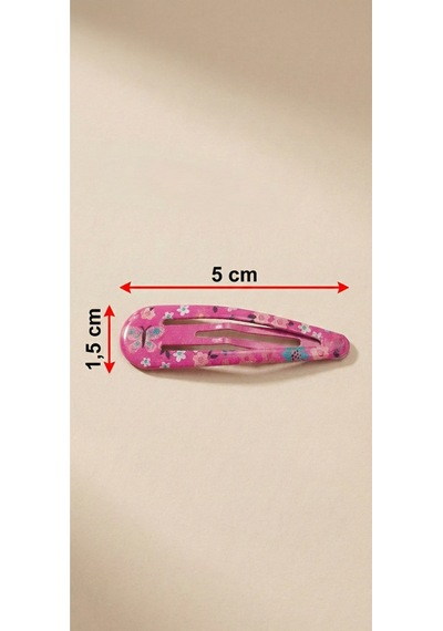Claire's 6'lı Desenli Çıt Çıt Toka Çok  Renkli