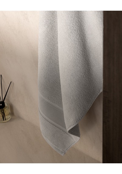 Celine %100 Pamuk Banyo Havlusu - Gri - 70x140 Cm 8684427342695 Çok Renkli