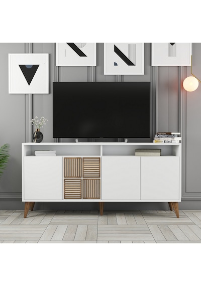 Milan 160cm Konsol - Beyaz / Beyaz Milan 160cm Konsol - Beyaz / Beyaz