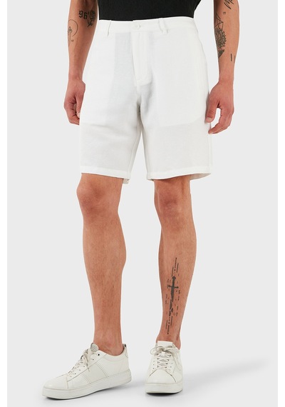 Armani Exchange Erkek Short 8nzs67 Znfnz 1100 Beyaz Beyaz