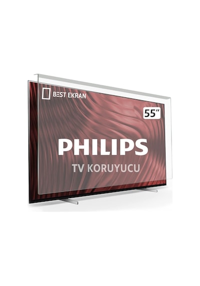 Philips Uyumlu 55pus8548 Tv Ekran Koruyucu - 55" İnch Ekran Koruma Paneli