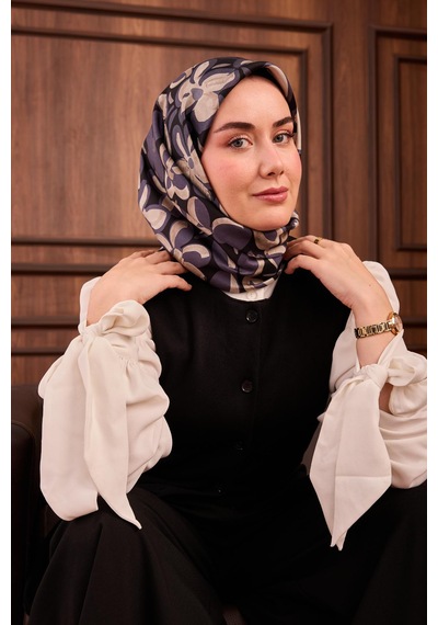 Silk Home Twill İpek Eşarp 11494-21 Siyah