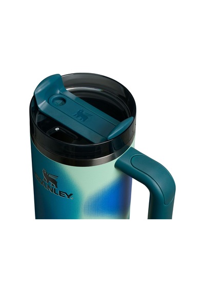 Quencher H2.0 Flowstate Pipetli Termos Bardak 0.89 Litre - Coastal Teal Paslanmaz Çelik Çok Renkli
