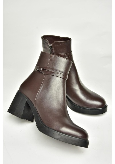 Fox Shoes T555451403 Kahverengi Hakiki Deri Kalın Topuklu Kadın Bot Kahverengi-hakiki Deri Kahverengi Fox Shoes T555451403 Kahverengi Hakiki Deri Kalın Topuklu Kadın Bot Kahverengi-hakiki Deri Kahverengi