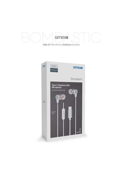Simex İphone 17-16-15 Serileri Uyumlu Tak Çalıştır - İphone Samsung Redmi Type-c Kablolu Kulaklık Spd-04 Diğer