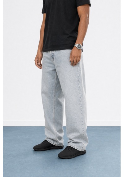 Respire Erkek Washed Baggy Pantolon Buz Mavi Buz Mavisi