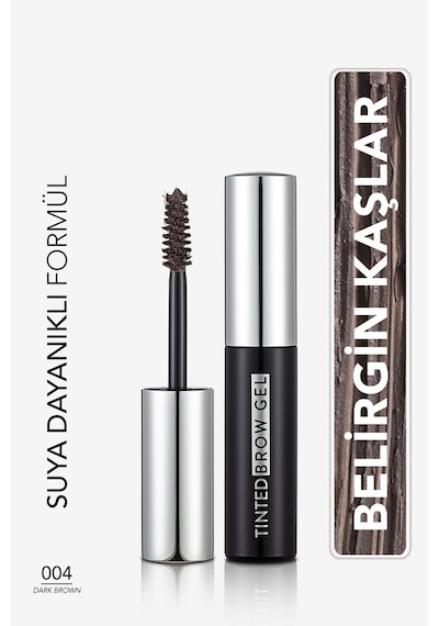 Flormar Tinted Brow Gel Akmayan Kaş Maskarası 004 Dark Brown