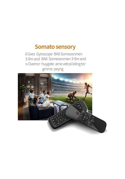 Air Mouse Wireless Keyboard 2.4g Wireless Seskomut Klavye Air Mouse Led Lcd Tv Android Box Bilgisayar Projeksiyon Windows 2000 Xp Vista Windows Ce Windows 7 10 Mac Os X Android Os Smart Android Tv Media Oynatıcılar Şarjlı Ir Öğrenebilir Özellikli Kumanda