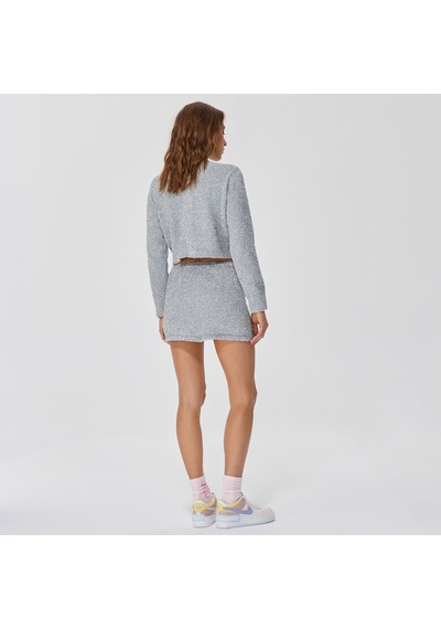 Ace Nayman Jade Knitted Gri Etek