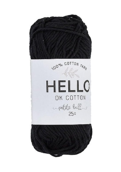 241 Dk 2 Adet 25 Gr. Örgü, Punch Ve Amigurumi İpliği No: 160 Siyah