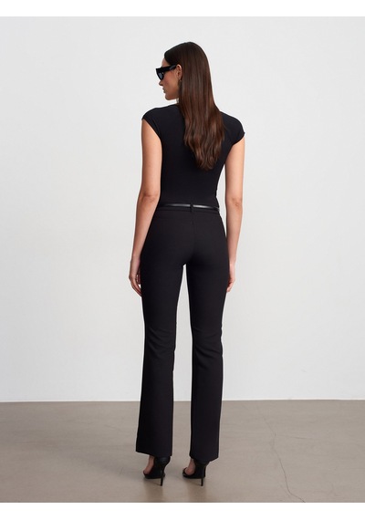 Dilvin 72680 Çan Paça Pantolon-siyah