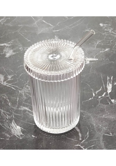 Pipetli Kristal Cam Bardak