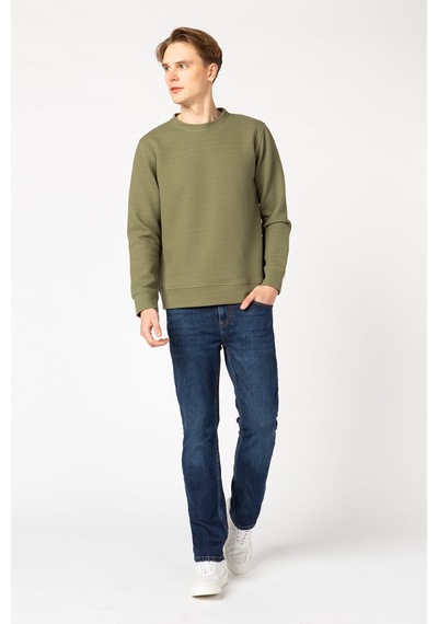 Vigoss Erkek Jakarlı Sweatshırt 62133-00377 Haki