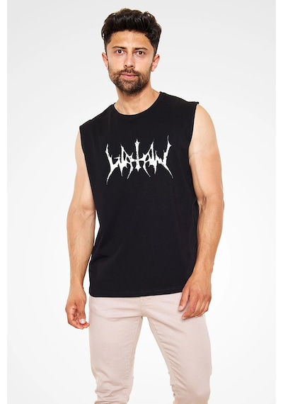Adrift Watain Siyah Kolsuz Tişört T-shirt Siyah