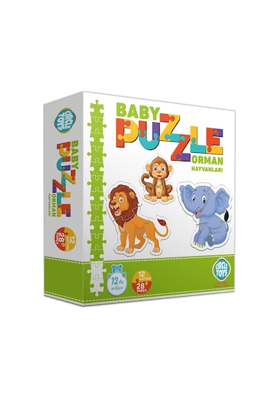 Circle Toys Baby Puzzle Orman Hayvanları 50 x 22