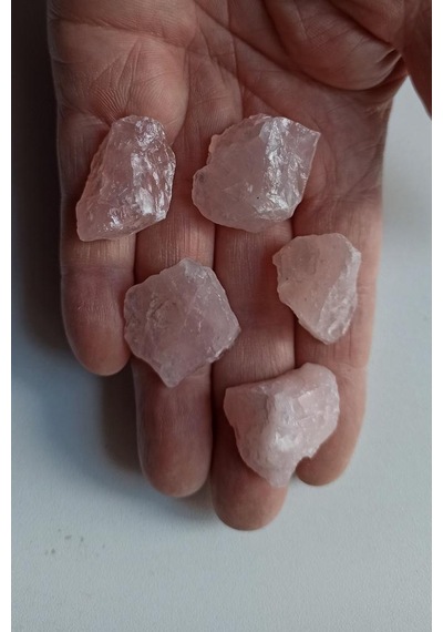 50 Gram Doğal Pembe Kuvars Küçük Parçalar 346