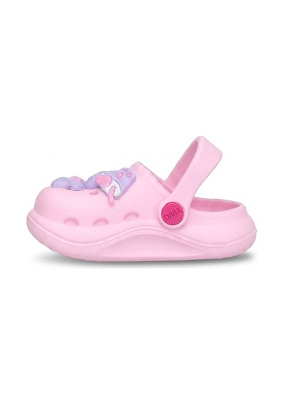 Elit Mys303 Patik Kız Çocuk Emojili Sabo Terlik Pembe