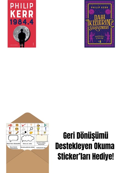 1984.4 + Dahi İkizlerin Serüvenleri - Savaşçı Cinler + Okuma Sticker'ları