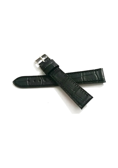 Fado&her Saate Uyumlu Hakiki Deri Saat Kordonu 18 Mm 41 Siyah Siyah