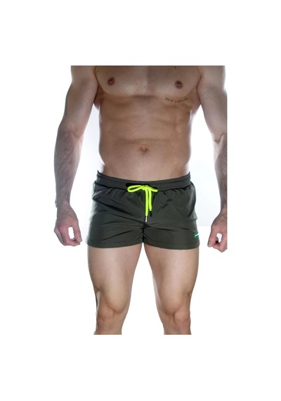 Naam Erkek Yeşil Mini Mayo Short Çok Renkli