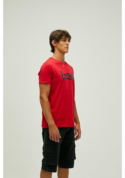 Bad Bear Bad Erkek Tişört-3836 Crimson Red Kırmızı