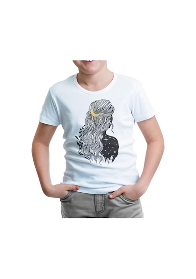 Lord Tshirt Hair By Moon Girl By Stars Beyaz Çocuk Tshirt