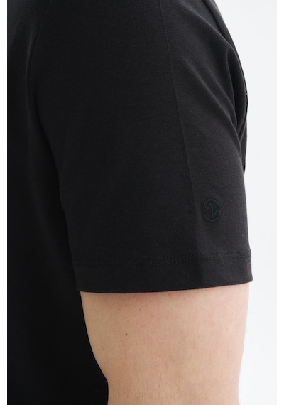 AR-MA Arma Erkek Regular Fit Basic Süprem V Yaka Tişört Y29344472102 Siyah