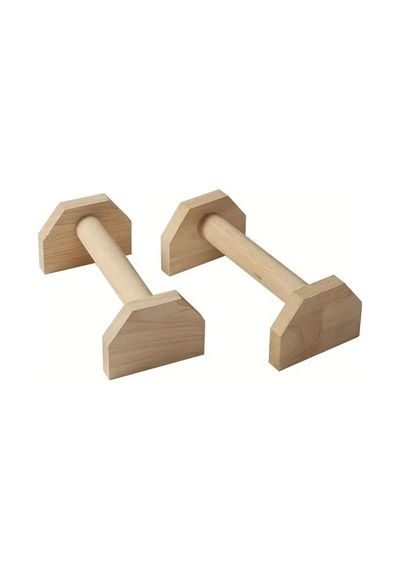 35 Cm Ahşap Şınav Barı, Amut Barı, Paralel Bar
