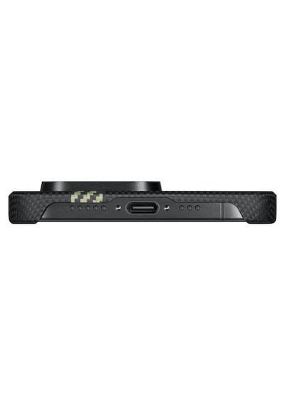 Apple Uyumlu iPhone 15 Pro Max Telefon Kılıfı Magsafe Aramid Fiber Pitaka Tactile Woven Break The Line