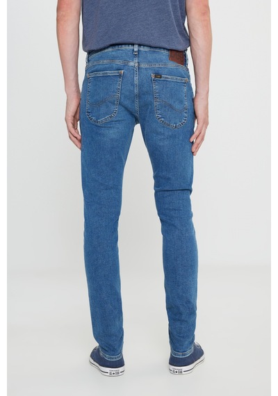 Lee Malone Skinny Fit Dar Kesim Normal Bel Açık Mavi Esnek Jean Kot Pantolon