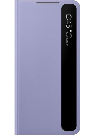 Galaxy S21 Plus İle Uyumlu Smart Clear View Kılıf-mor Ef-zg996cvegtr