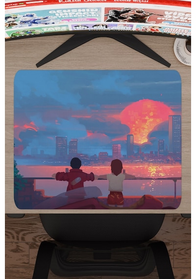 Akira Anime V2 - 48x40 Xl Gaming Kauçuk Kaymaz Taban Mouse Pad Fare Altlığı